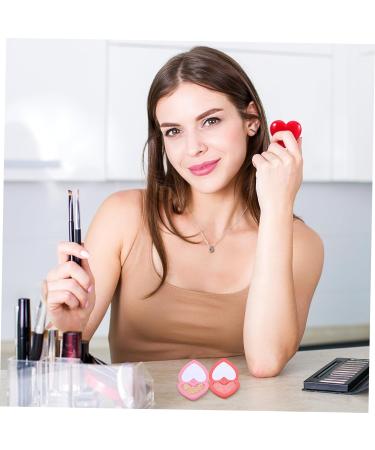 Beatifufu Set of 4 Compact Heart-Shaped Storage Boxes with Mirror for Lipstick and Eyeshadow for Travel - Buy Online on GoSupps.com