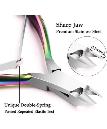 Professional Cuticle Cutter Set by RONAVO | Nail Cuticle Remover Tool with Cuticle Pusher, Nipper, Scissors, and Trimmer - Buy Online on GoSupps.com