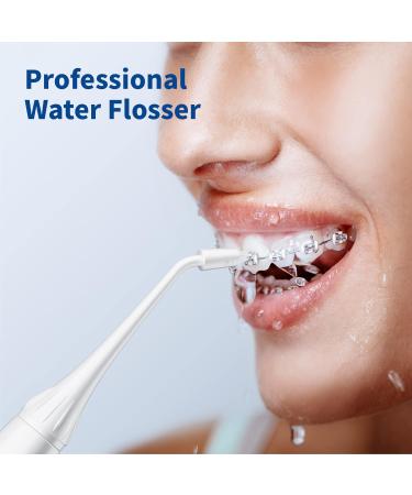 Buy Cordless Water Flosser | Rechargeable & Portable Oral Irrigator - Dentist Recommended Teeth Cleaning Tool - Buy Online on GoSupps.com