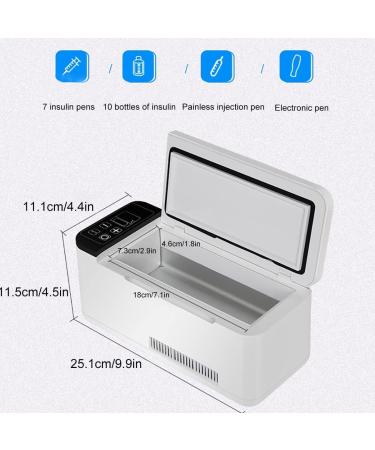 Portable Insulina Carrying Bag Medical Cooler for Diabetes Insulin Eye Drop Growth Hormones Injectables Mini Insulin Refrigerated Box for Diabetes People - Buy Online on GoSupps.com
