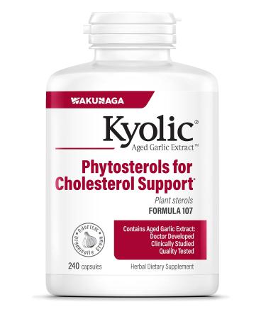 Kyolic Aged Garlic Extract Phytosterols Formula 107 240 Capsules - Buy Online on GoSupps.com