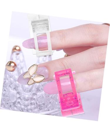 Mikinona Nail Kits 84 pcs Tool Nail Clip Fiberglass Clamp LED Extension Kit Art Tip Clamps Accessories Salon Building Fixing DIY for Fixation Finger A Fake Pinchers Quick Tips Forms Manicure Tools 4X3X2CMx7pcs White Pinkx7pcs - Buy Online on GoSupps.com