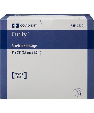 Buy Covidien Curity Stretch Bandage - Sterile Soft Pouch 3" x 4.1 Yards Case of 96 - International Shipping Available - Buy Online on GoSupps.com