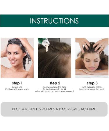 Abonda 3PCS Hair Growth Serums Hair Serums for Hair Growth Helps Stop Hair Loss Keep Hair Regrowth Hair Loss Treatments for Men and Women - Buy Online on GoSupps.com