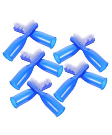 Clispeed 10st tooth cleaning tools prison finger toothbrush travel toothbrush toothbrush toothbrush prison used toothbrush manual cleaning brush suite finger bed