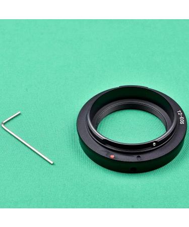Lightdow T/T2 Mount Lens Adapter Ring for Canon EOS Rebel T3 T7i DSLR Camera - T2-Canon EOS Mount Compatible with Various Canon Models - Buy Online on GoSupps.com