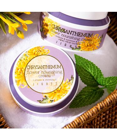 Chrysanthemum Flower Nourishing Cream 3.38 FL OZ | Hydrating Skincare for All Skin Types - Shop Internationally - Buy Online on GoSupps.com