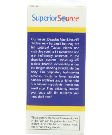 Superior Source Chromium 500mcg 60ct | Nutritional Supplement - Buy Online on GoSupps.com