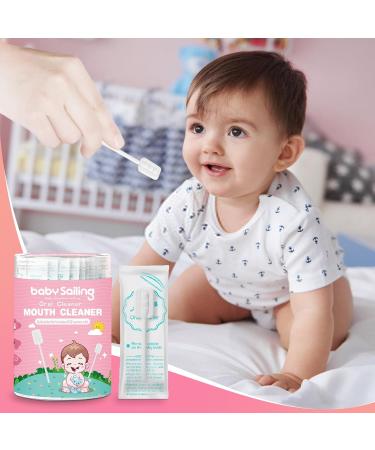 Ristyur Baby Gauze Tongue Cleaner | Soft Oral Cleaning Sticks | Gentle Gum and Teeth Care for Infants | International Shipping Available - Buy Online on GoSupps.com