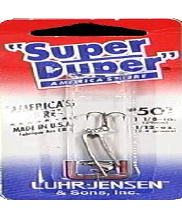South Bend Sporting Goods Super Duper Chrome/Silver Prism-Lite, 1-1/8" (1303-501-0150)