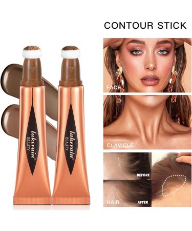 Stick WateWand for Cheeks - 12ml Makeup Stick Plaster Design Highlight Bronzer Shaping Trimming Stick with Air Cushion Applicator Frifer Repair Liquid 06# - Buy Online on GoSupps.com