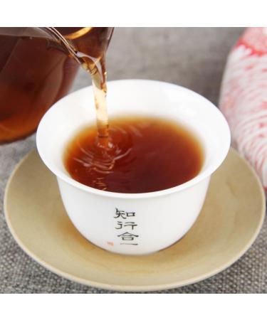 HQZM Old Fermented Classic Puer Ripe Tea Cake 357g Yunnan Menghai Old Tree Pure Material - Buy Online on GoSupps.com