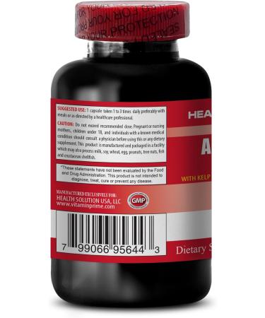 Apple Cider Vinegar Hair Products - Apple Cider Vinegar Advanced Complex with kelp spirulina Lecithin - Lecithin kelp b6 Klamath Blue Green Algae Digestion Support Supplement - 1 Bottle 90 Caps - Buy Online on GoSupps.com