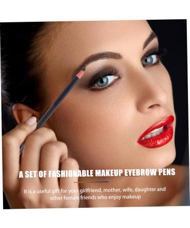 Healeved 10pcs Eyebrow Pencil Brow Pens Micro for Face Pro Tools Debarking Tool Makeup Pens Paper - Buy Online on GoSupps.com
