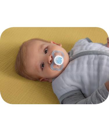 MAM Air Matte Pacifiers 6+ Months - Best for Sensitive Skin - 4 Count Boy 2 Pack - Ideal for Breastfed Babies - Buy Online on GoSupps.com
