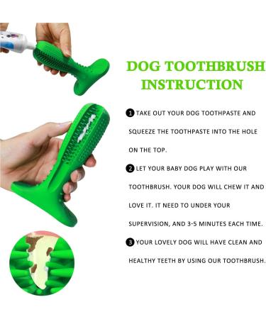 Bestbuy Dog Toothbrush Stick-Puppy Dental Care Brushing Stick Effective Doggy Teeth Cleaning Massager Rubber Bite Resistant Chew Toys for Dogs - Buy Online on GoSupps.com