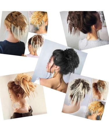 Hair Scrunchies Hair Bun Synthetic Bun Ponytail Hair Extensions Headband Messy Bun with Elastic Rubber Band Ponytail Wig Hair Bun for Women Women Hair Bun (Color : 10#) - Buy Online on GoSupps.com