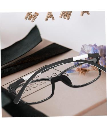 Lurrose 10 Pack Silicone Nose Pads for Glasses | Glasses Repair Set | Black Rubber Nose Pads | Replaceable Glasses Accessories 2.7x1.2x0.1cm - Buy Online on GoSupps.com