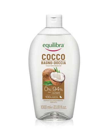 Equilibra Equilibra Body coconut bathroom shower delicate coconut with cleansing and nutritious action suitable for the whole family with coconut extract and surfactants of plant origin 1000 ml