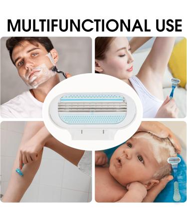 4 Pcs Women's Razor Blade Refills - Compatible with Gillette Venus Smooth Razor - 3 Layer Blade for Comfortable Smooth Shaving - Washable and Easy to Replace - Buy Online on GoSupps.com