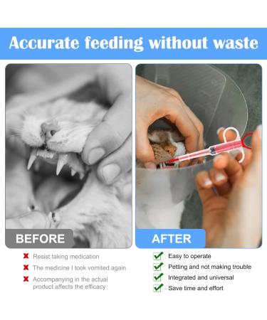 Fozuanei 3 Pieces Pet Pill Plunger Dispenser Small Cat Dog Pill Gun Shooter Soft Tip Animal Feeder Pusher Feeding Accessories for Cats Dogs (Red Green Blue) - Buy Online on GoSupps.com