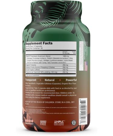 Buy EarthNutri Energy + Focus Capsules - Cognitive & Mood Enhancer | 90ct - Boost Memory & Focus Internationally - Buy Online on GoSupps.com