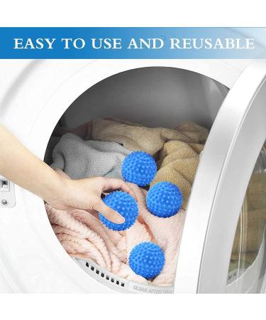 Yiyer Laundry Dryer Balls Set of 4 Eco Friendly Fabric Softener Alternative Clothes Will Come Out Soft Fluffy Fewer Wrinkles and Less Static Cling - Buy Online on GoSupps.com