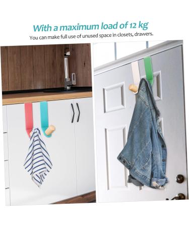 Baluue 8 Pcs Door Hook Cabinet Door Towel Holder Plant Hangers Robe Hanger Hook for Bathroom Key Towel Hook - Buy Online on GoSupps.com