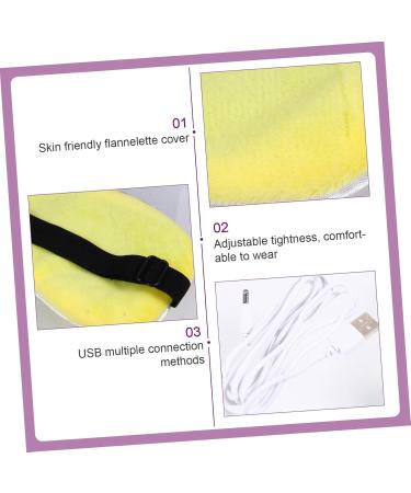 minkissy 3 Pi ces Masque Pour Les Yeux La Vapeur Masque Facial Masseur Oculaire Bandeau Masque Pour Les Yeux Garder Au Chaud Compresse Chaude Velours De Cristal - Buy Online on GoSupps.com