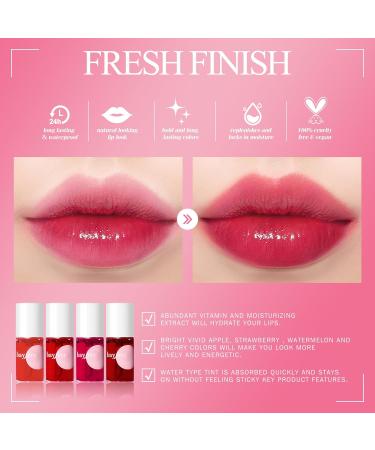 Bayfree Lip Tint Stain Set - Long Lasting, Waterproof, Matte Finish Lip Makeup (Fruit Farm Collection) - Buy Online on GoSupps.com