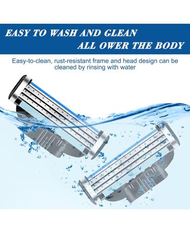 DMNQ 12 Pcs Mach 3 Razor Blades - Proglide Compatible for Beard & Leg Hair | International Shipping Available - Buy Online on GoSupps.com