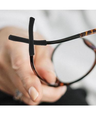 Bestonzon 10-Pack Soft Nylon Glasses Ear Handles & Arm Covers | Slipproof Glass Pads for Sunglasses - Black - Buy Online on GoSupps.com