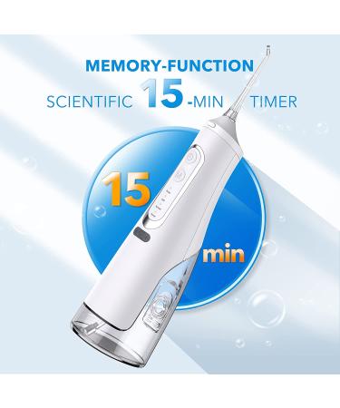 BEBEN Cordless Water Flosser - 4 Modes for Teeth Cleaning | Portable & Rechargeable Dental Oral Irrigator - 300ml | IPX7 - Home & Travel | Creamy White - Buy Online on GoSupps.com