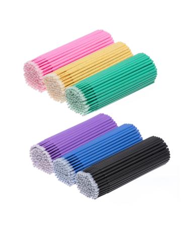 600pcs Micro Applicator Brush for Lash Extensions Supplies Disposable Micro Cotton Swabs Eyelash Swabs for Eyelash Extension Lash Mascara Applicators for Makeup Application.