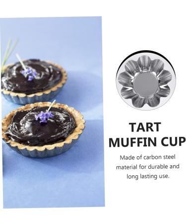 Milisten 12 Pcs Chocolate Chip Muffins Silicone Small Tart Cases Quiche Pan Egg Tart Stainless Egg Tart Wrapper Baking Mold Sushi Dipping Bowls Egg Tart Cups Egg Tart Tins Mini Pudding Mold Size 1x2pcs Silverx2pcs - Buy Online on GoSupps.com