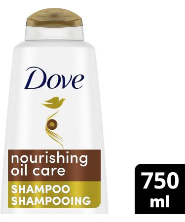 Dove Shampoo Nourishing Oil Care non greasy formula for frizz control and smooth hair 750 ML 1 count (Pack of 1) Nourishing Oil Care Shampoo - Buy Online on GoSupps.com