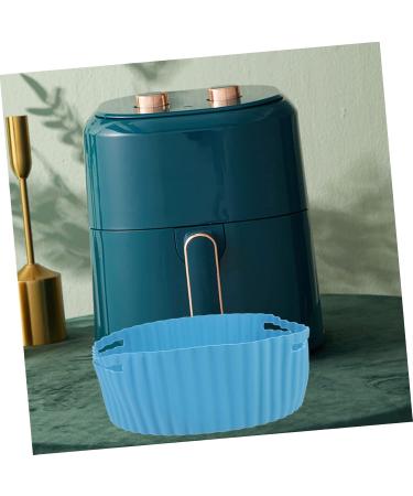 Alipis Kitchen Handle Reusable Food Design Non-Stick Supply - Liner Fryer Accessory Pad Blue 19X19X7CM - Buy Online on GoSupps.com