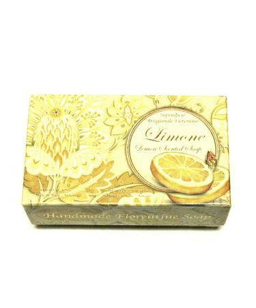 single bar soap made in Italy - lemon 10.5 oz - fine fiorentine luxury bath soap
