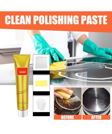 Raturv Metal Polish Cream Stainless Steel Scratch Remover Metal Cleaner Chrome Polish New Metal Rust Remover Chrome Rust Remover Stainless Polish Cream (3pcs) - Buy Online on GoSupps.com