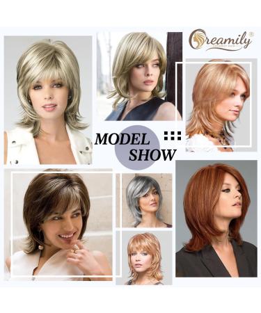 Short Pixie Cut Wig for Women - Shaggy Layered Gray/Black Mullet Rocker Style - Buy Online on GoSupps.com