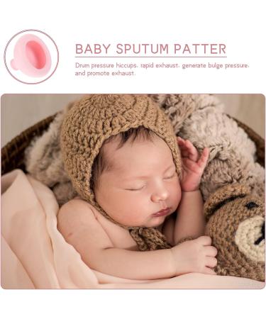 Baby Palm Chest Pressure Drum Cup | Silicone Massager for Baby Phlegm | Pink | 7.7X7.7X5.7CM - Buy Online on GoSupps.com