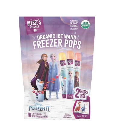 DeeBee's Organics Disney Frozen 2 Organic Ice Wand Freezer Pop 30 Pack