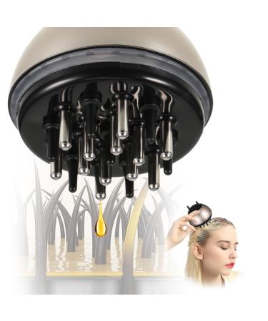 Scalp massage brush head massage device 2 in 1 hair Applicator bottle head massage head massage brush scalp massager scalp massager for hair treatment medicine essential oil serum