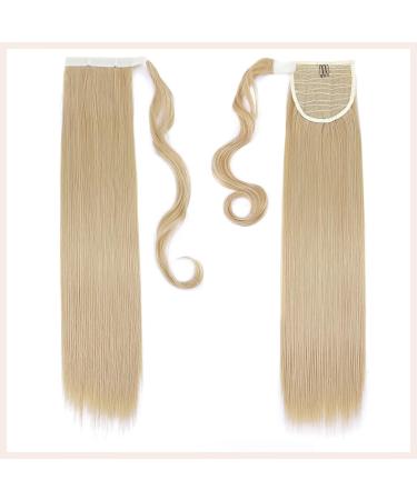 Shop Tess Ponytail Extension - 60 cm Dark Blonde & Bleach Blonde Braid (#18/613) - 90g Smooth Long Hair Extension for Effortless Style - Buy Online on GoSupps.com