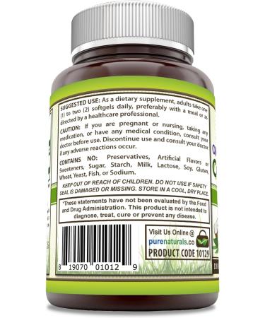 Pure Naturals Coconut Oil 1000 mg 180 Softgels - Buy Online on GoSupps.com