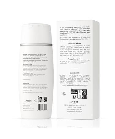 ARI GE PARIS Enzyme Powder Cleanser Gentle Exfoliation - Buy Online on GoSupps.com