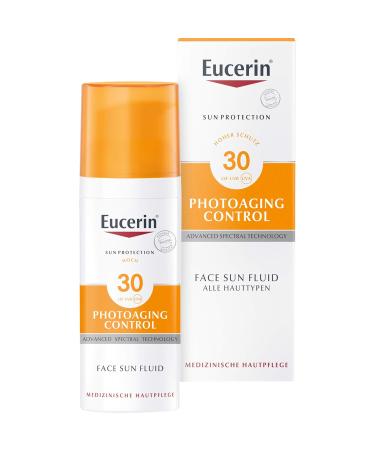 Eucerin Photoaging Control Face Sun Fluid SPF 30 - 50ml | Anti-Aging Sun Protection | Shop Internationally - Buy Online on GoSupps.com
