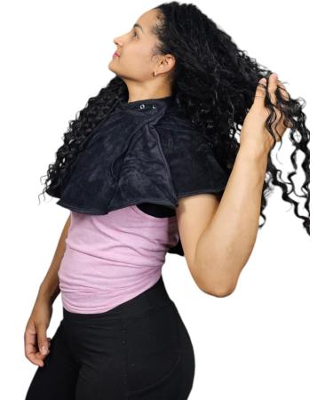 Microfiber Shoulder Towel & Cape - Hair Bleach-Proof | Ultimate Protection for Hair Color Treatments - Buy Online on GoSupps.com