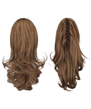 Sofeiyan 13 Ponytail Extension Long Curly Clip in Claw Hair 26T30# - Natural Looking Synthetic Hairpiece for Women - Buy Online on GoSupps.com
