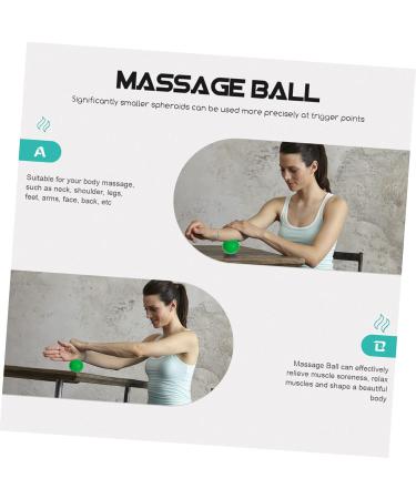 Beavorty Fascia Ball Massage Roller - Spiky Massage Balls for Muscle Relaxation & Recovery | TPE Fitness Accessories for Neck and Foot Massage - Buy Online on GoSupps.com